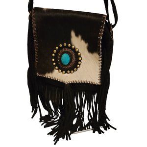 Latest 2023 Suede western embellished stone purse New with tags